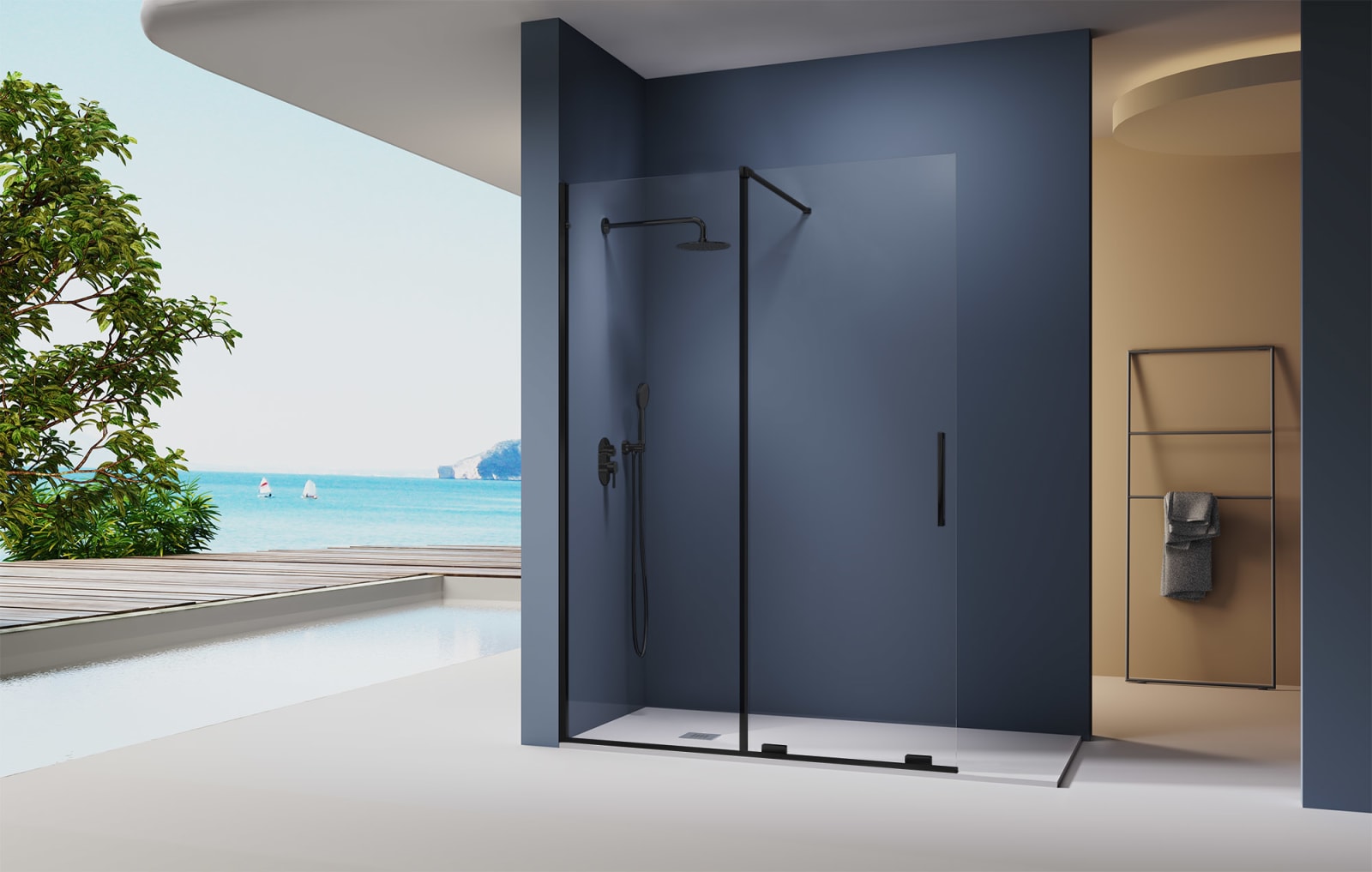 Paroi de douche Kassandra Moka (MK607) Principal 0
