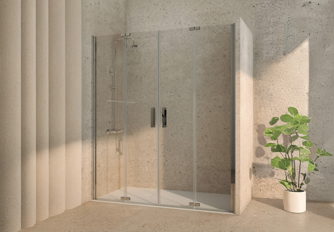 Paroi de douche Bruntec Pure (200B) sur mesure Principal 0