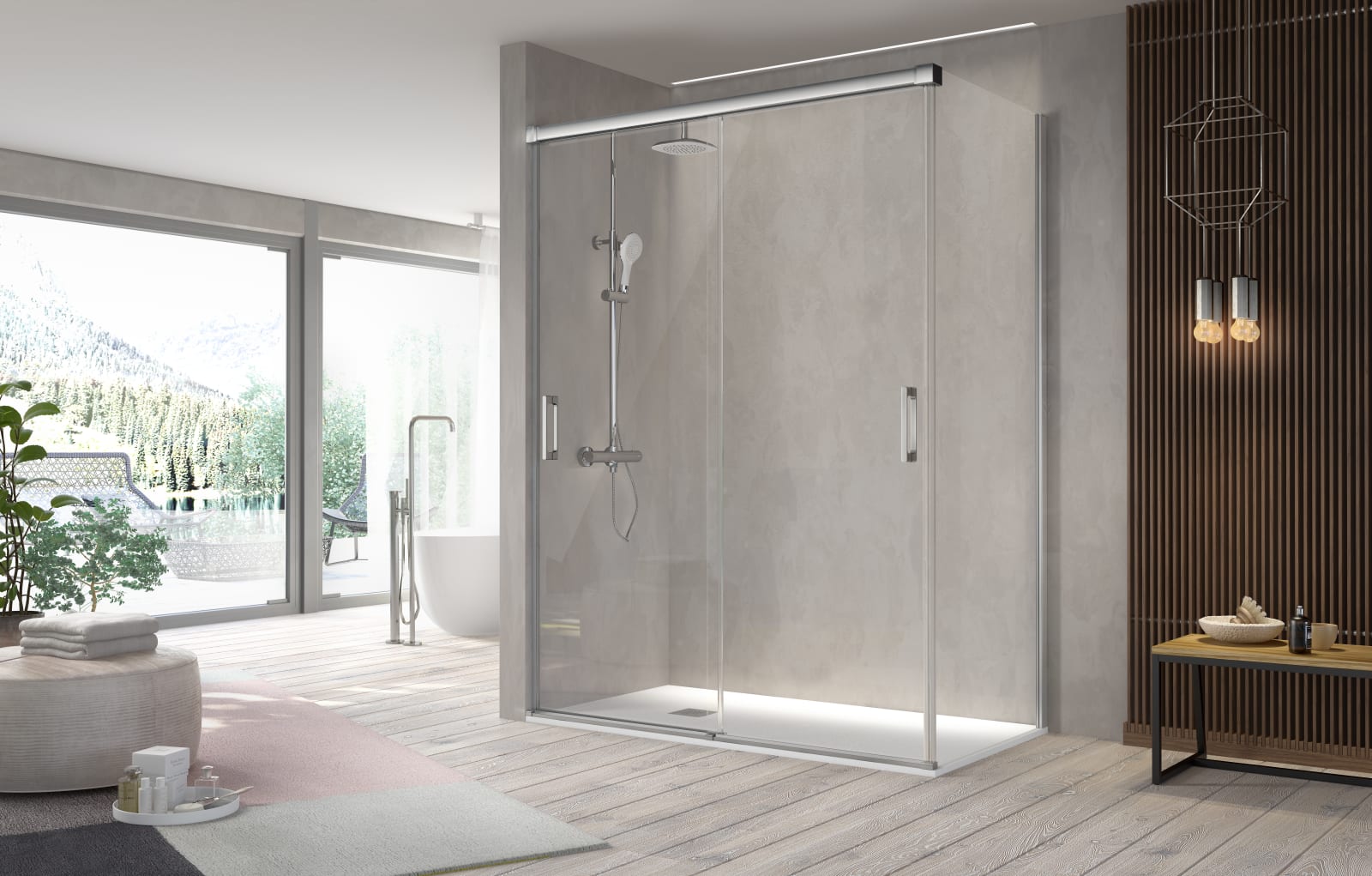 Paroi de douche Kassandra Betty (BT111+BT103) Principal 0