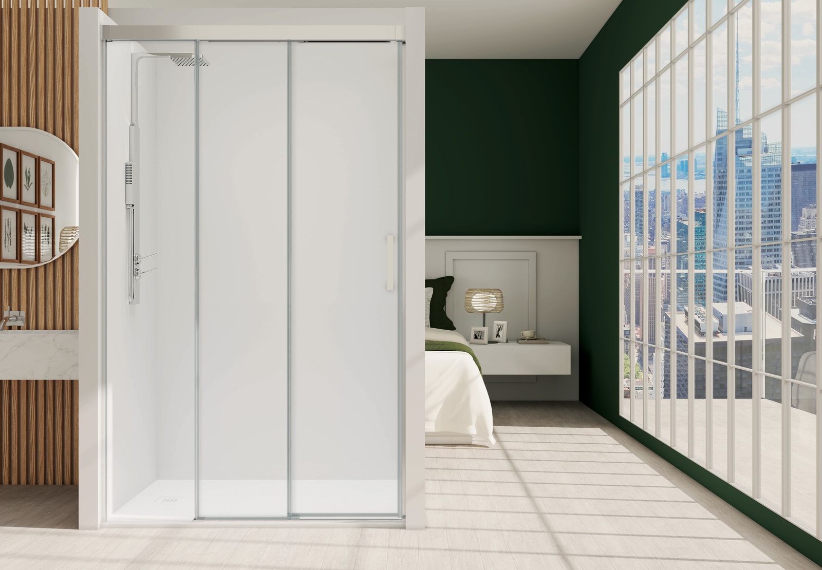 Paroi de douche Leda (100) Principal 0