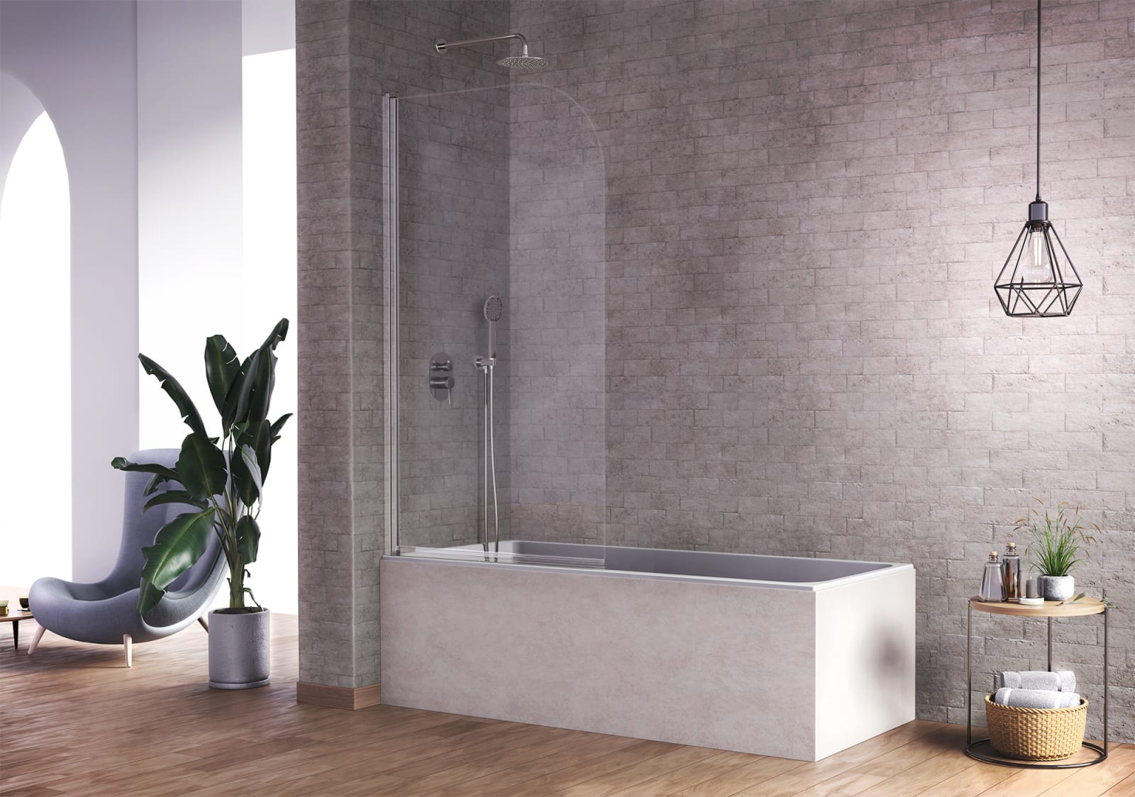 Kassandra Rita pare-baignoire (RI570) Principal 0