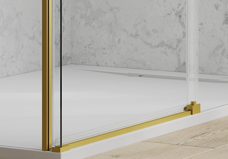 Paroi de douche angulaire coulissante Bruntec Aria Detalle 8