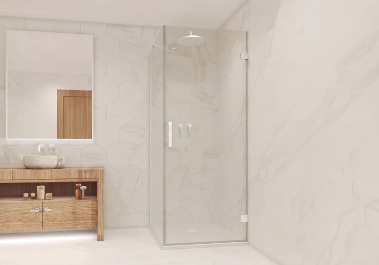 Paroi de douche angulaire Bruntec Aurea (400A) Principal 3