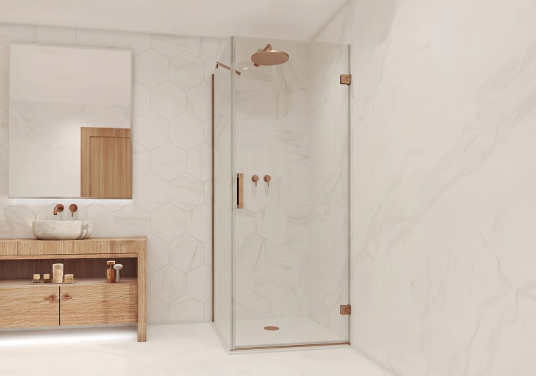 Paroi de douche angulaire Bruntec Aurea (400A) Principal 4