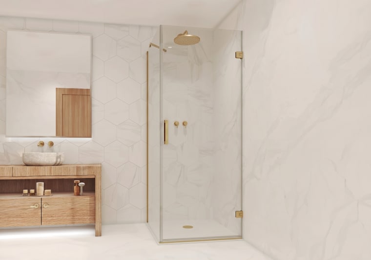 Paroi de douche angulaire Bruntec Aurea (400A) Principal 2