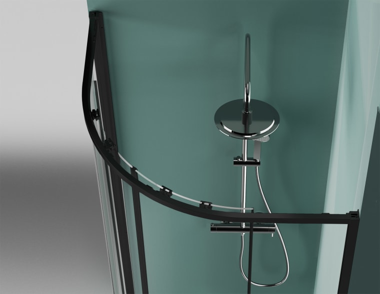 Paroi de douche Prisma (PI130) Detalle 4