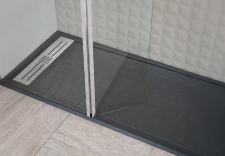 Paroi de douche fixe + pivotante, Minimal 6 mm Detalle 3