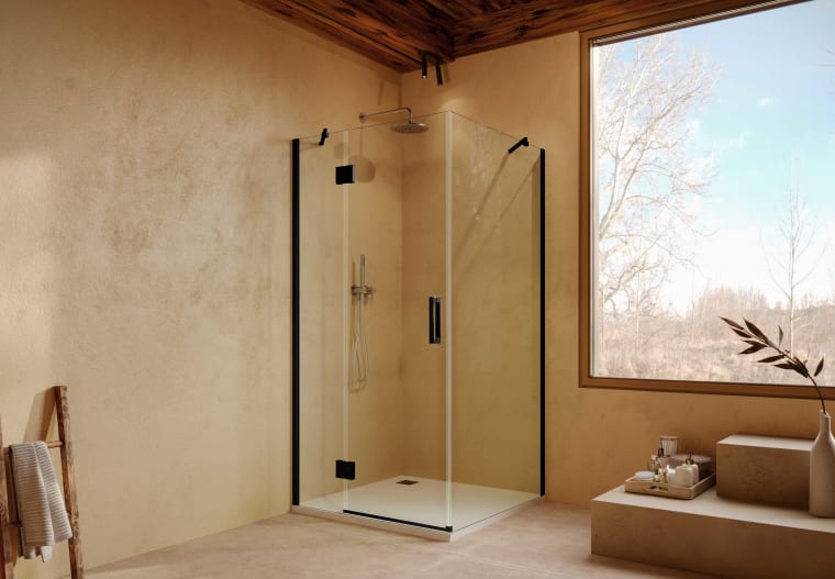 Paroi de douche angulaire Adhara (400B) Principal 1