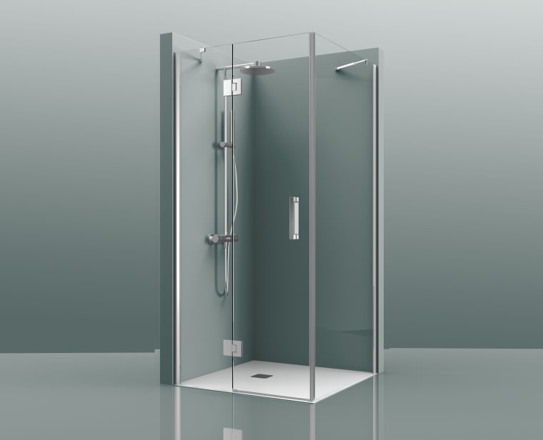 Paroi de douche angulaire Adhara (400B) Detalle 5