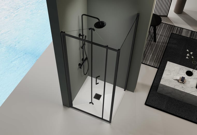 Paroi de douche Prisma de Kassandra (PI300 + PI303) Detalle 2