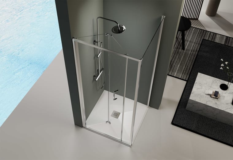 Paroi de douche Prisma de Kassandra (PI300 + PI303) Detalle 3
