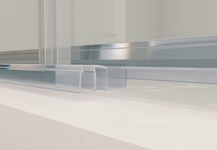 Paroi de douche Bruntec Leda (400) sur mesure Detalle 6