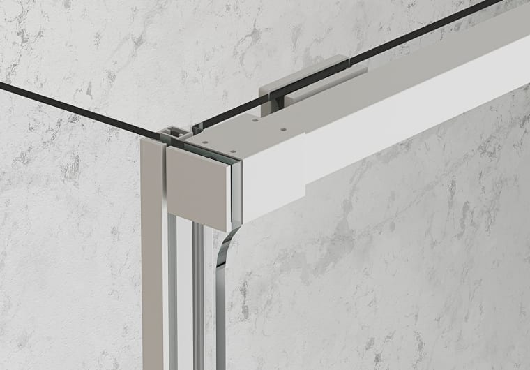 Paroi de douche coulissante sur mesure Bruntec Aria Detalle 11