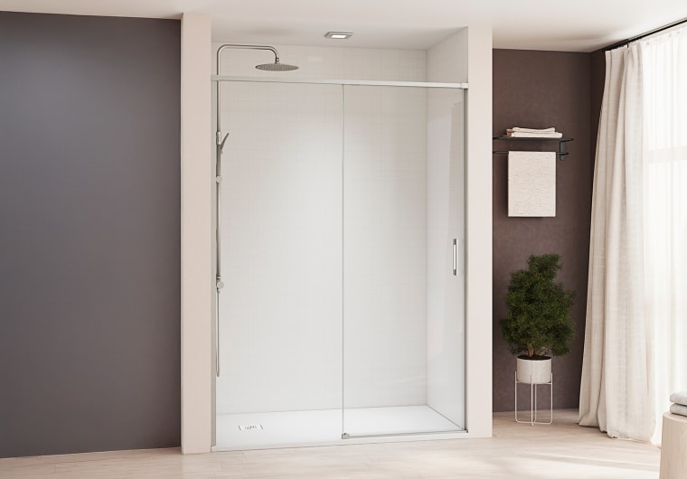 Paroi de douche coulissante sur mesure Bruntec Aria Principal 3