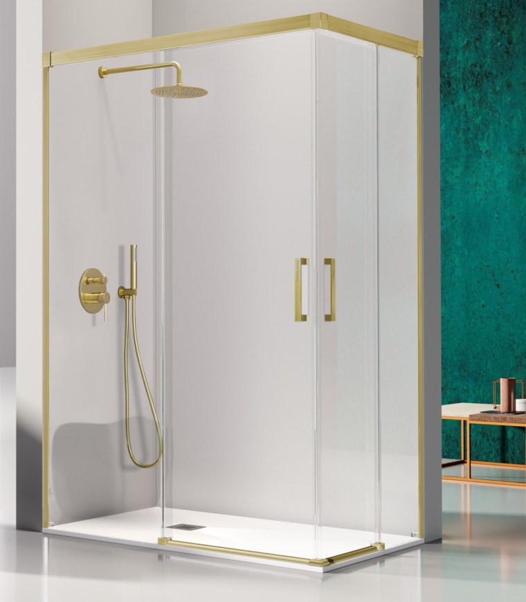 Paroi de douche angulaire Kassandra Glase (GS607+GS607) Principal 3