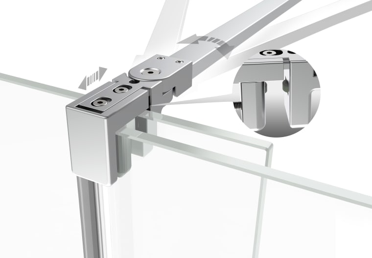 Paroi de douche Kassandra Moka (MK102) Detalle 5
