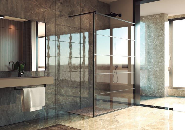 Paroi de douche sur mesure Dione (100) Ambiente 8