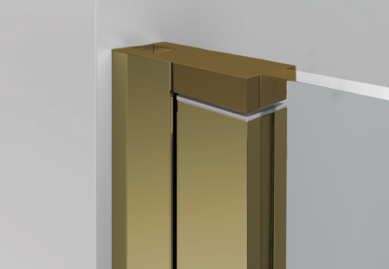 Paroi de douche en acier inoxydable Dione Detalle 10