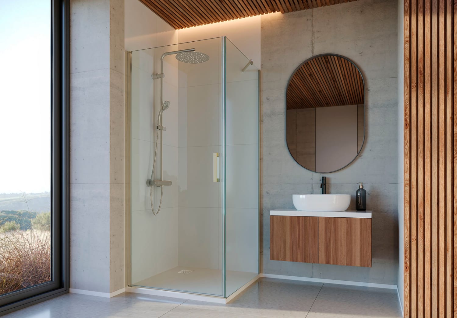 Paroi de douche Vega (400A) sur mesure Principal 2