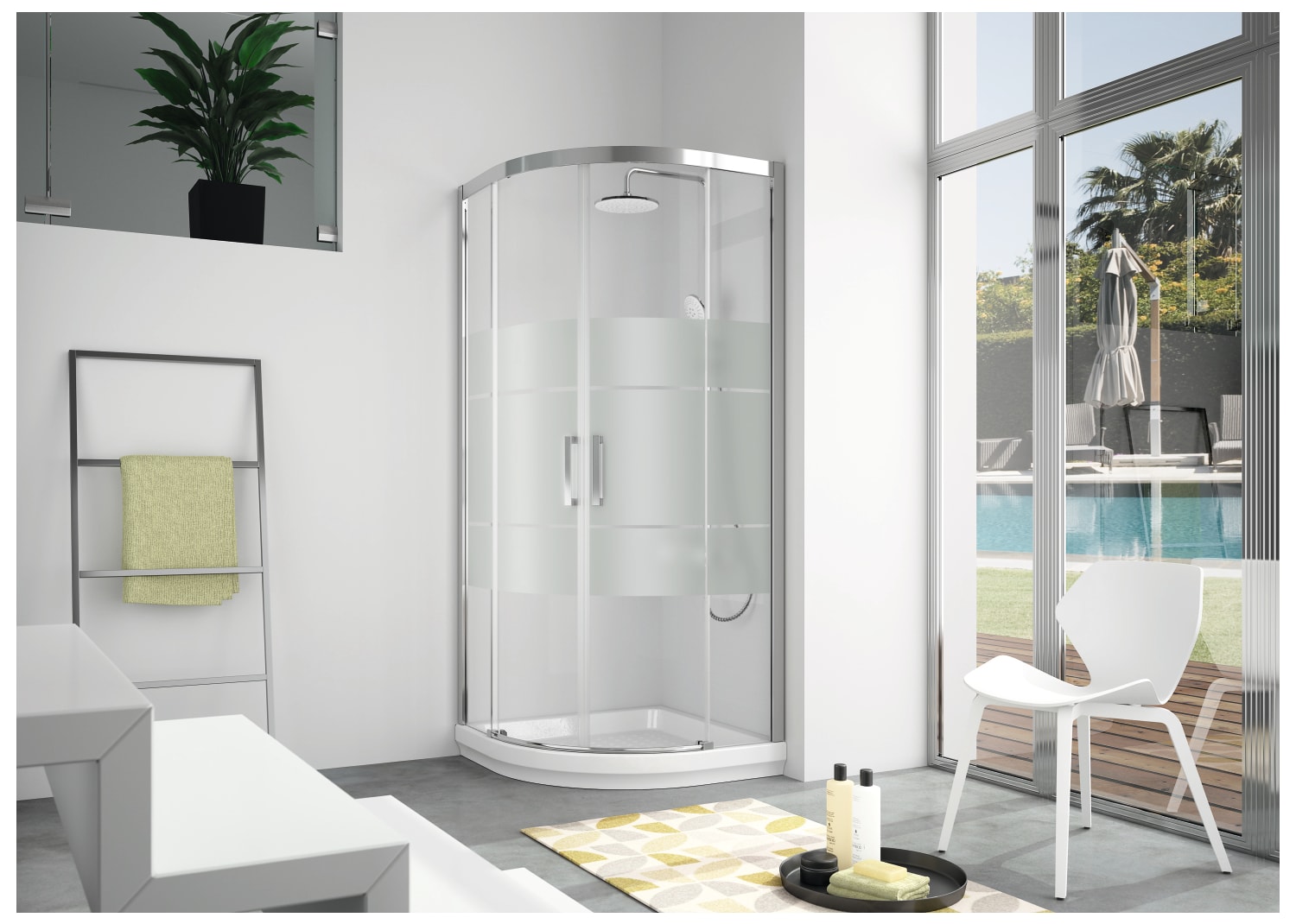 Paroi de douche Kassandra 400 (CU130) Principal 1