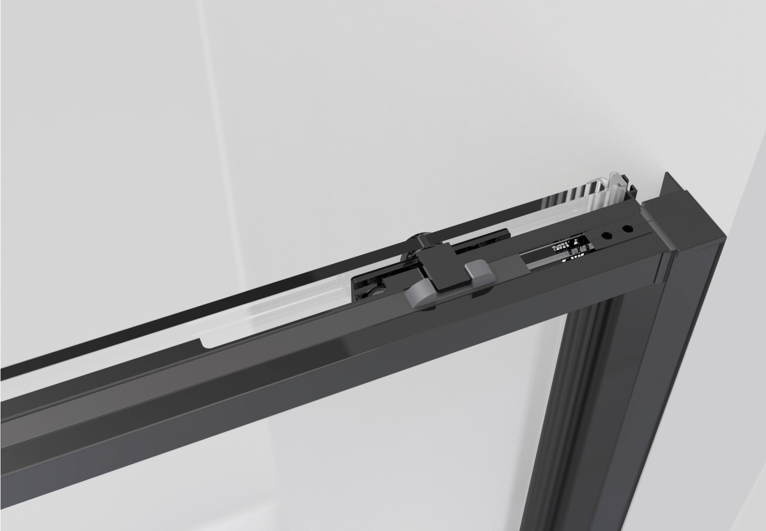 Paroi de douche GME Twenty noir Detalle 4