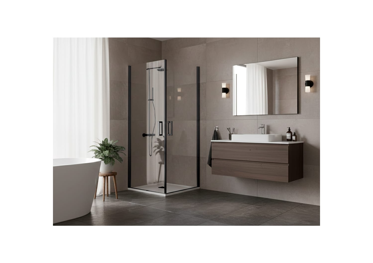 Paroi de douche Vega (300A) Principal 1