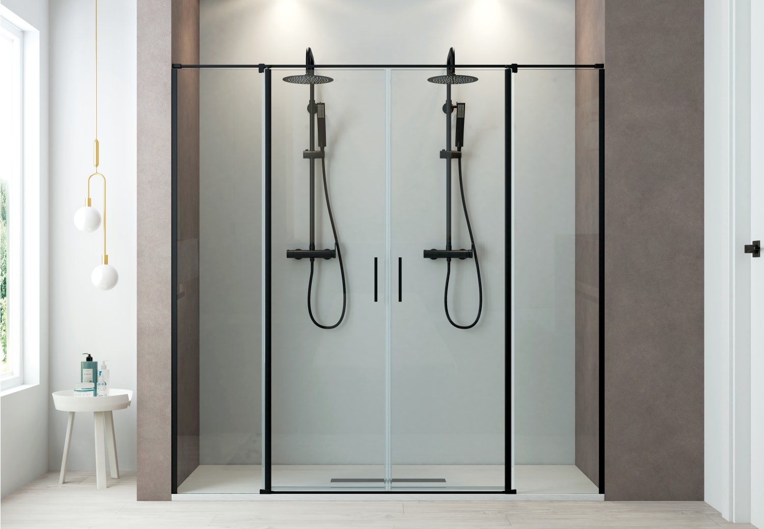 Paroi de douche pivotante Paroi de douche Kemi Principal 1