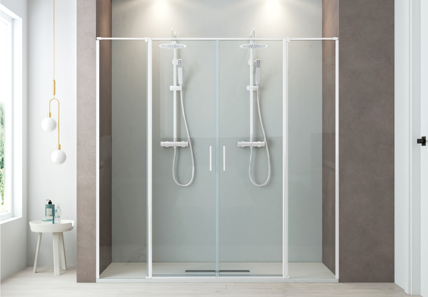 Paroi de douche pivotante Paroi de douche Kemi Principal 2