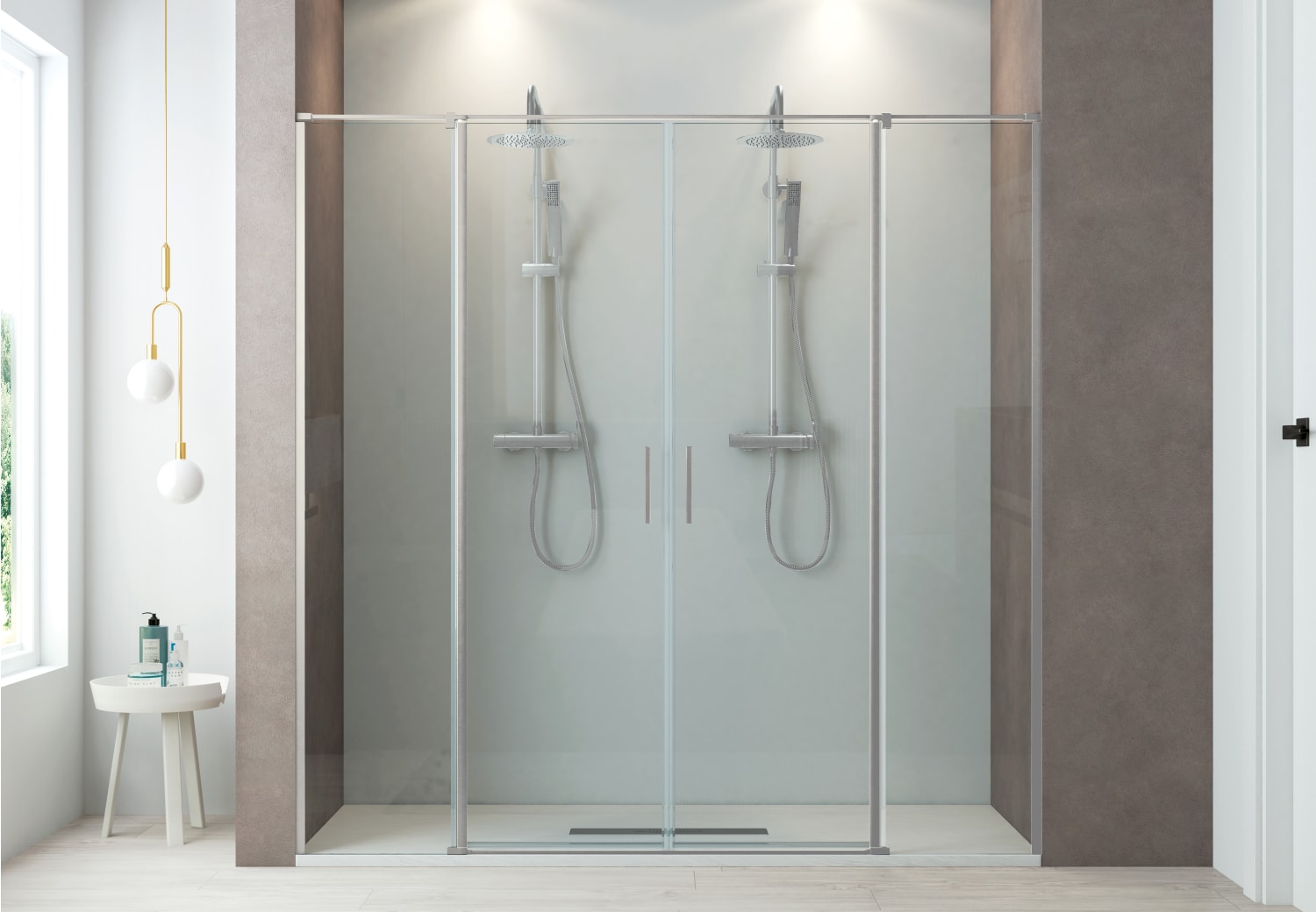 Paroi de douche pivotante Paroi de douche Kemi Principal 0