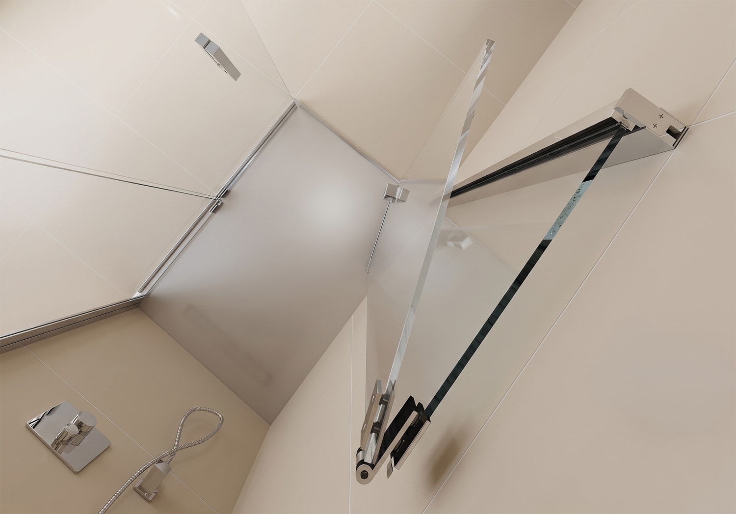 Paroi de douche Ursa (900A) sur mesure Detalle 10
