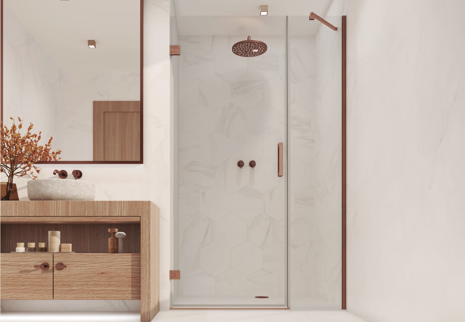 Paroi de douche Bruntec Astra (100A) Principal 0