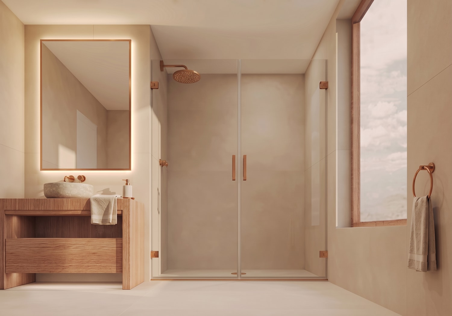 Paroi de douche Aurea (200A) Bruntec Principal 4