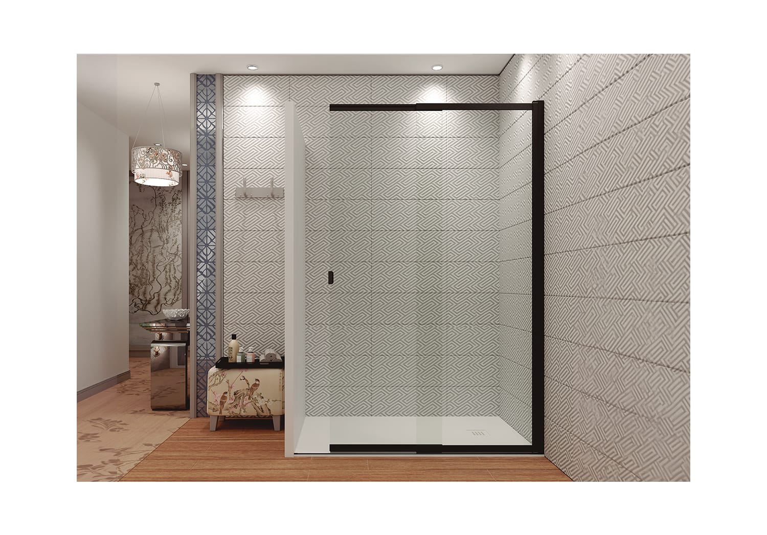 Paroi de douche Bruntec Ares (100) Principal 1