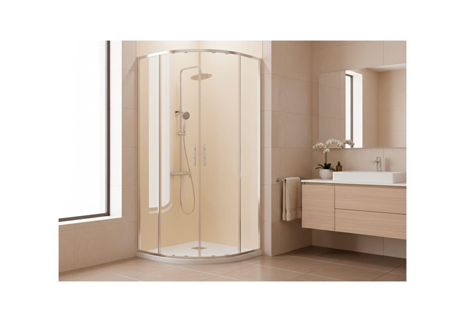 Paroi de douche Prisma (PI130) Principal 1