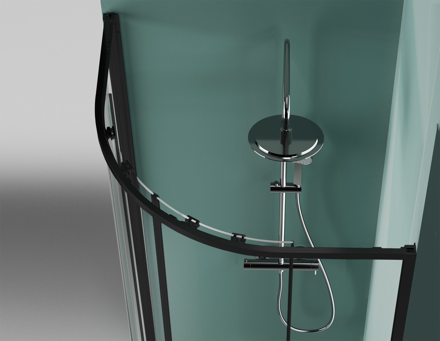 Paroi de douche Prisma (PI130) Detalle 4
