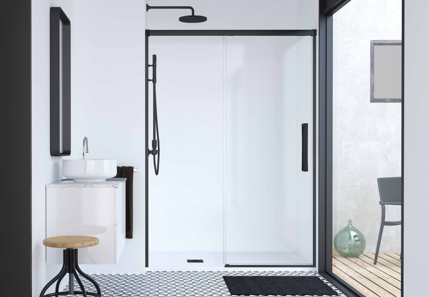 Paroi de douche Profiltek HIT st (HI-210) Principal 1