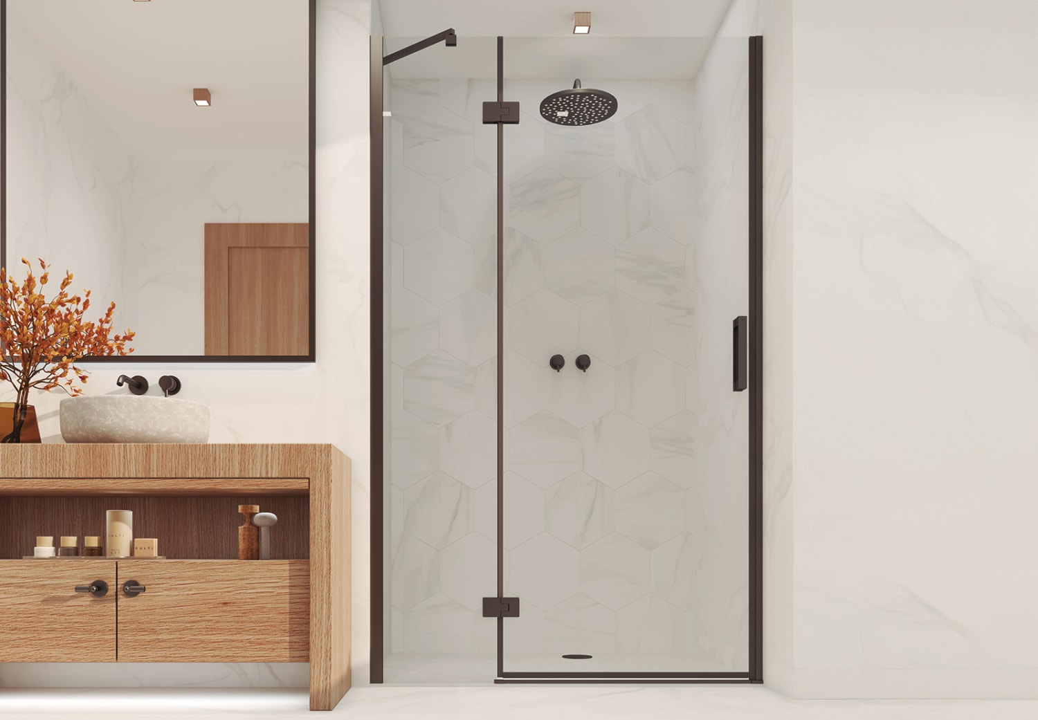 Paroi de douche Bruntec Aurea  (100B) Principal 1