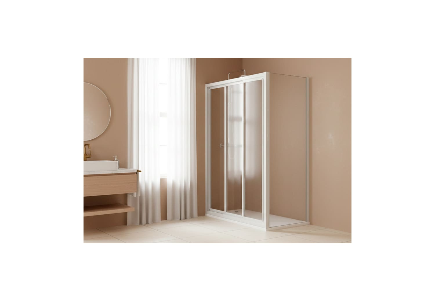 Paroi de douche Profiltek Demi Principal 0