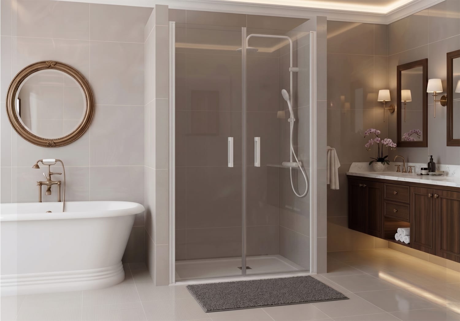 Paroi de douche Vega (200A) sur mesure Principal 3