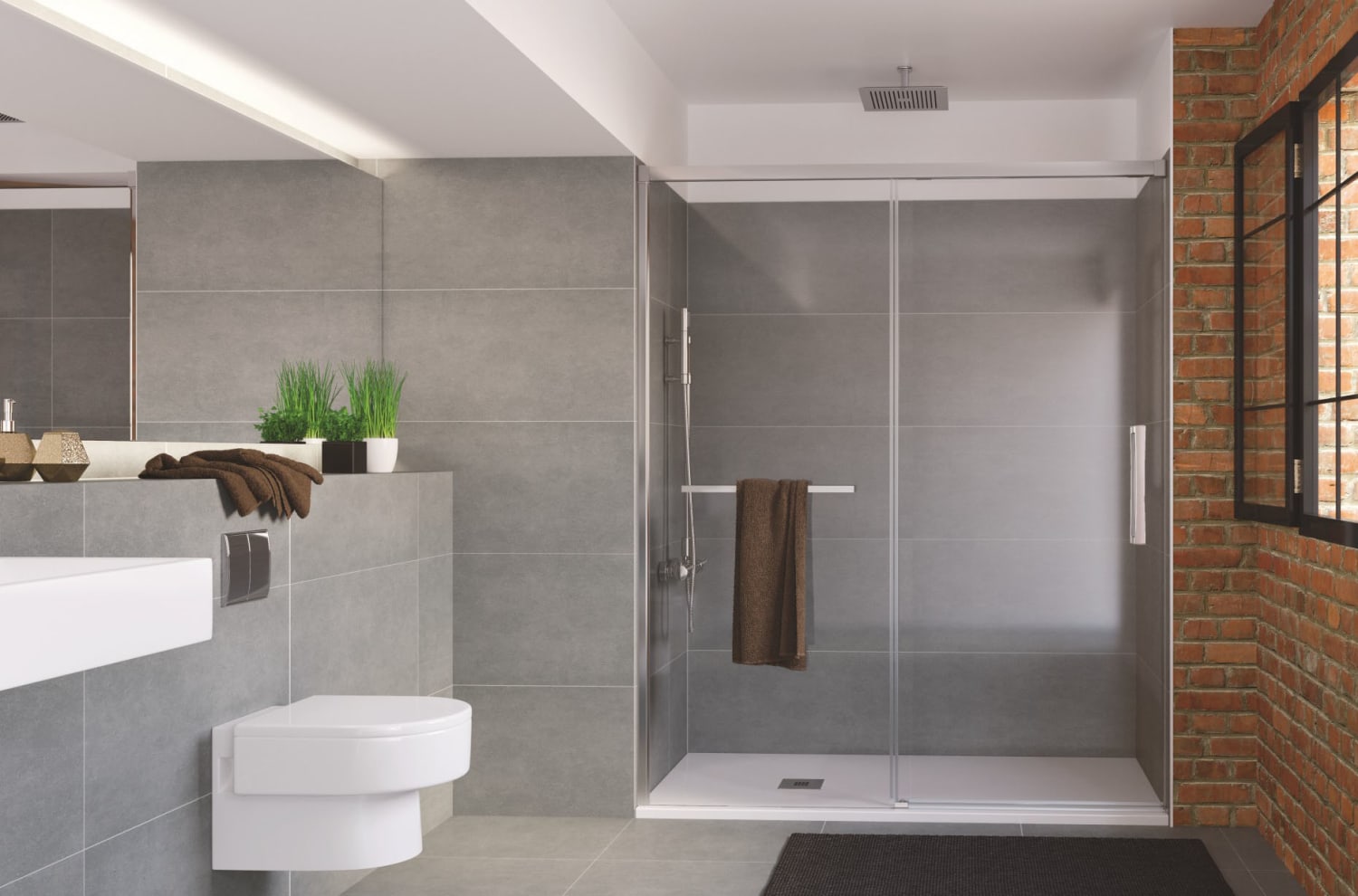 Paroi de douche Profiltek Hit (HI-210) Principal 1