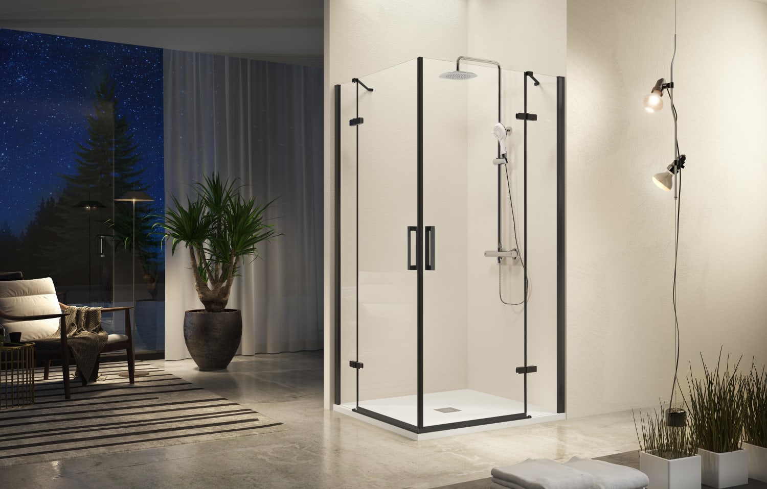 Paroi de douche Kassandra Nardi (NA405) Principal 1
