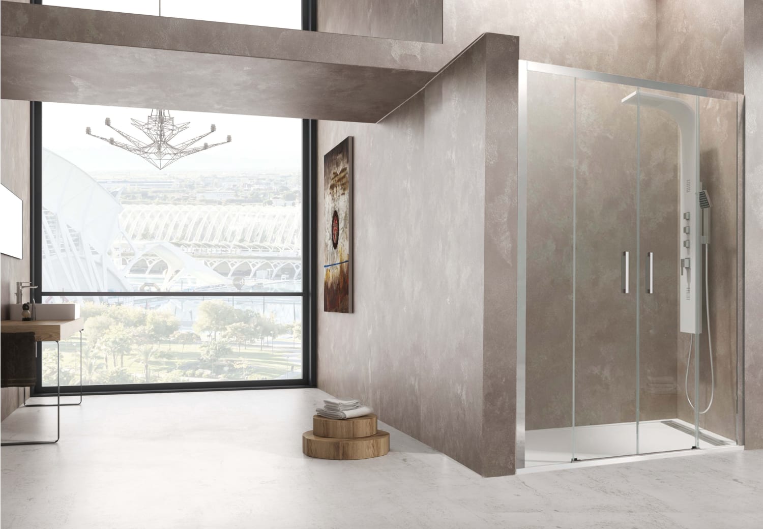 Paroi de douche Aktual Spazio GME Ambiente 5