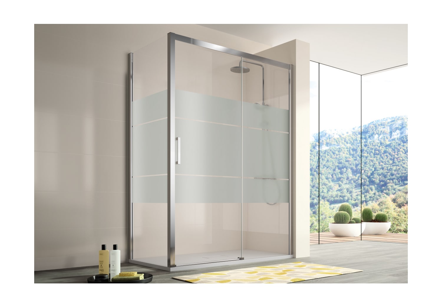 Paroi de douche Kassandra 400 (CU607+CU602+CU103) Principal 1