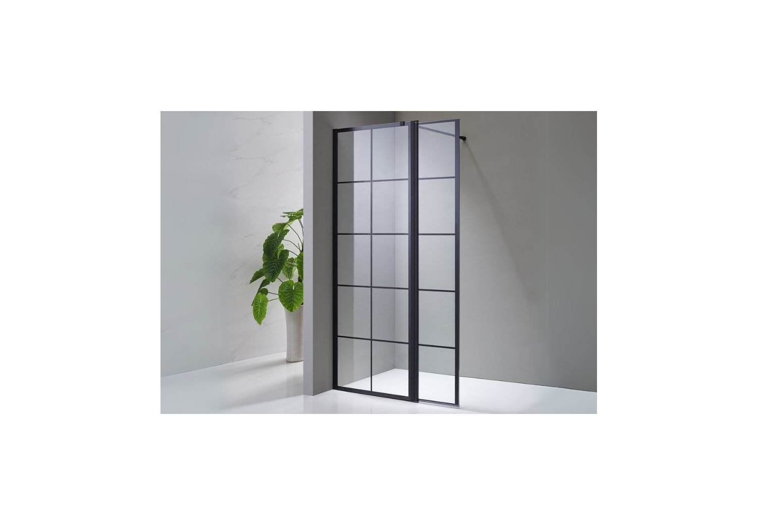 Paroi de douche Screen GME Black Chess Principal 1