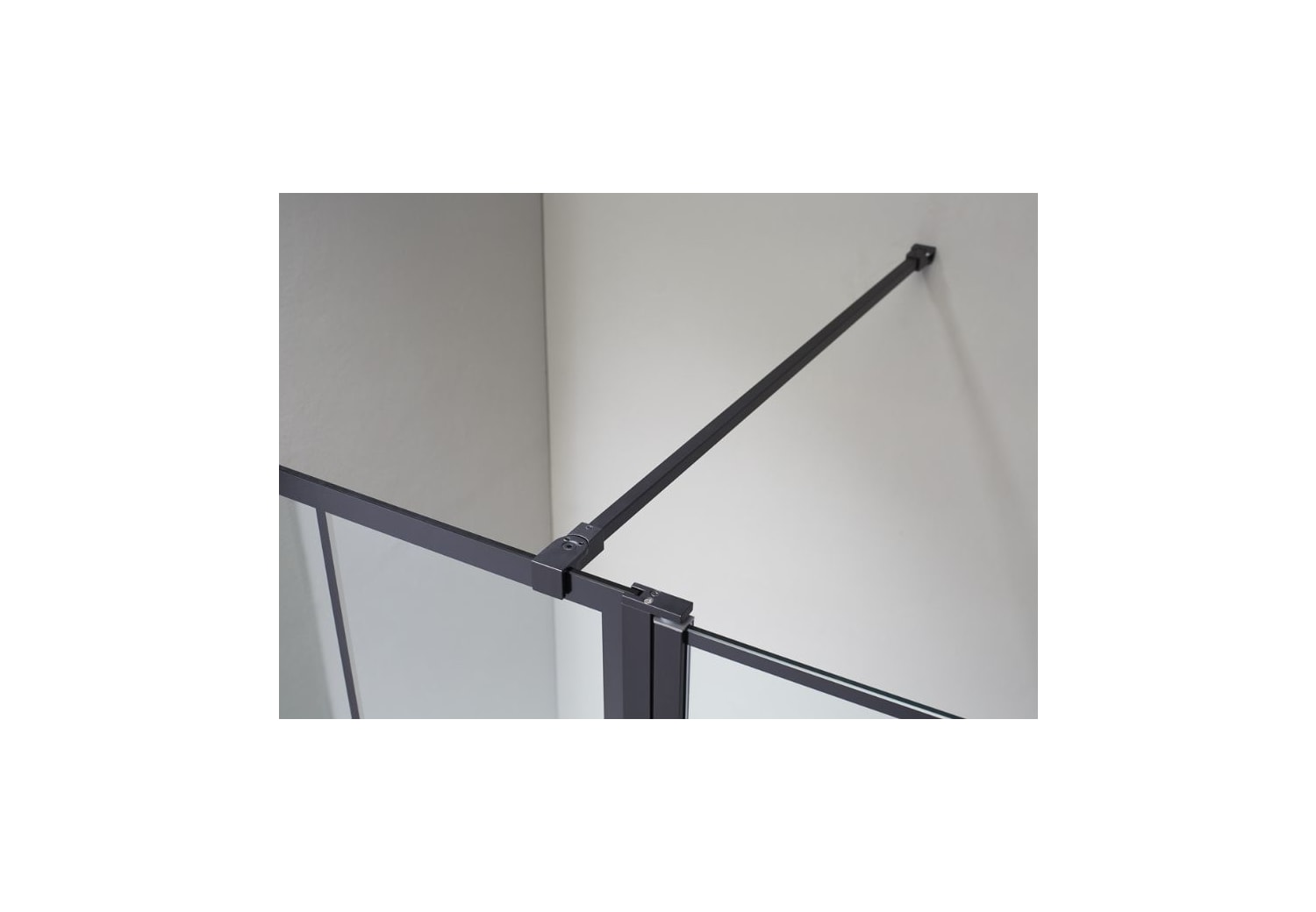 Paroi de douche Screen GME Black Chess Detalle 2