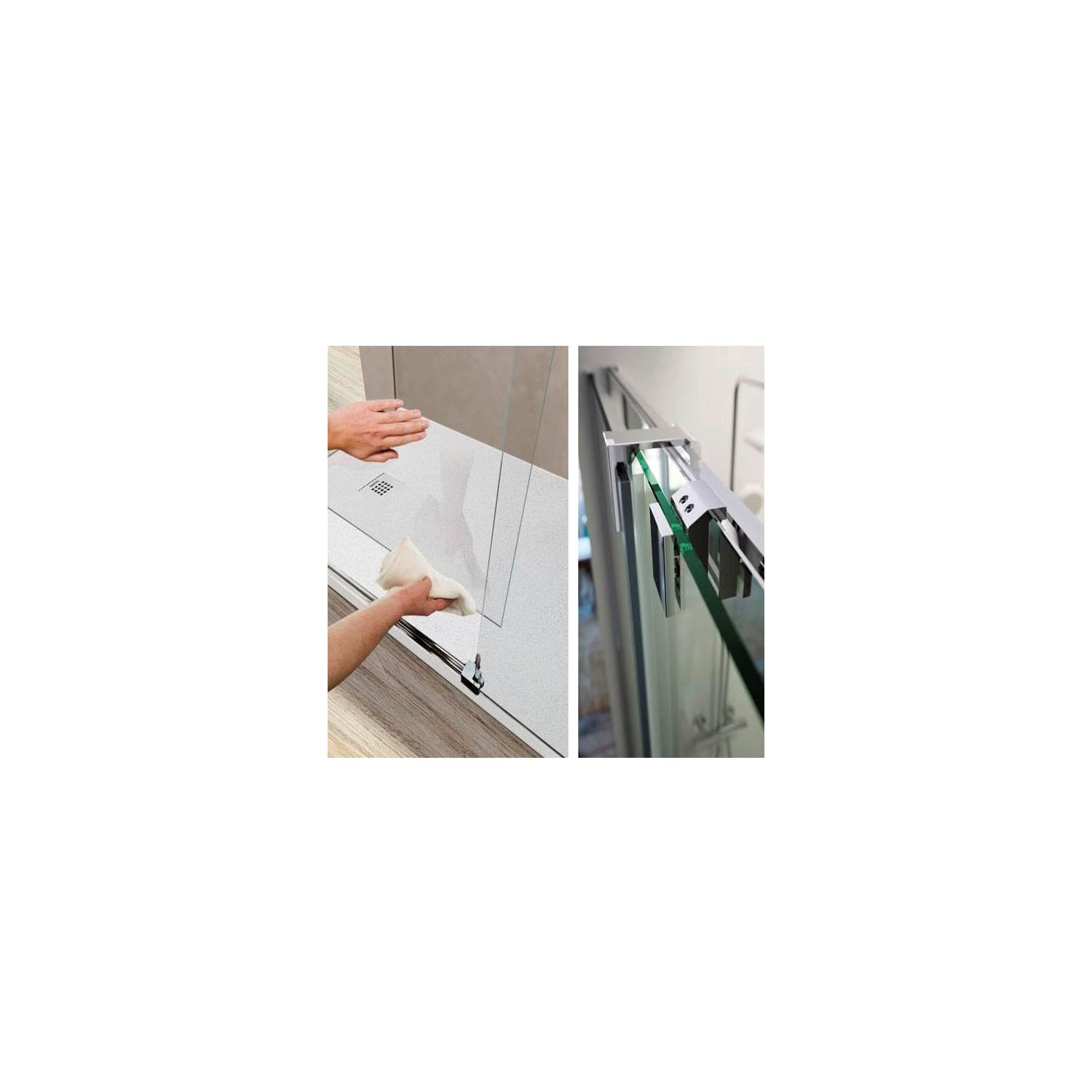 Paroi de douche Kassandra Triana (TN102+TN103) Detalle 1
