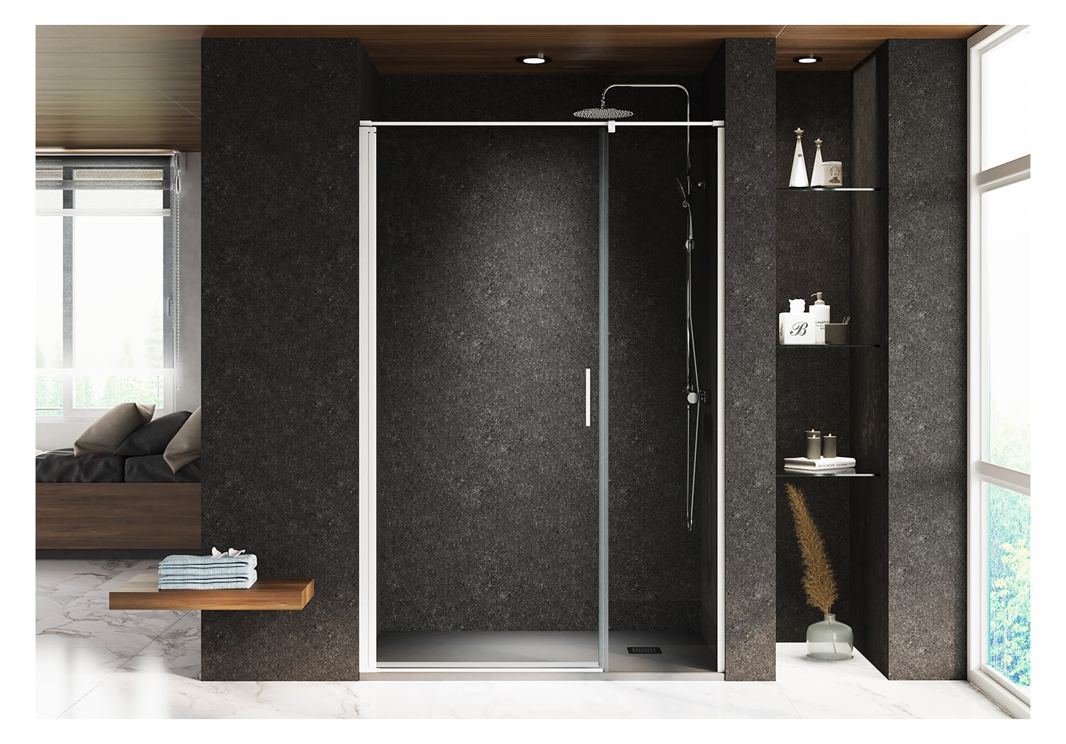 Paroi de douche pivotante Paroi de douche Kemi Principal 3