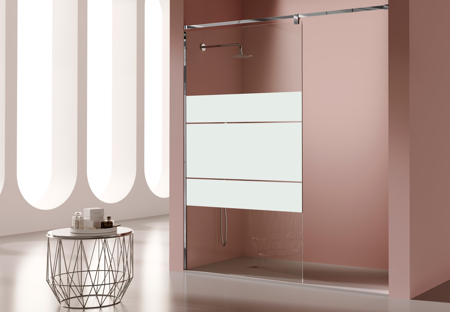 Paroi de douche fixe Kassandra Fresh Salomon (FS633) Principal 2