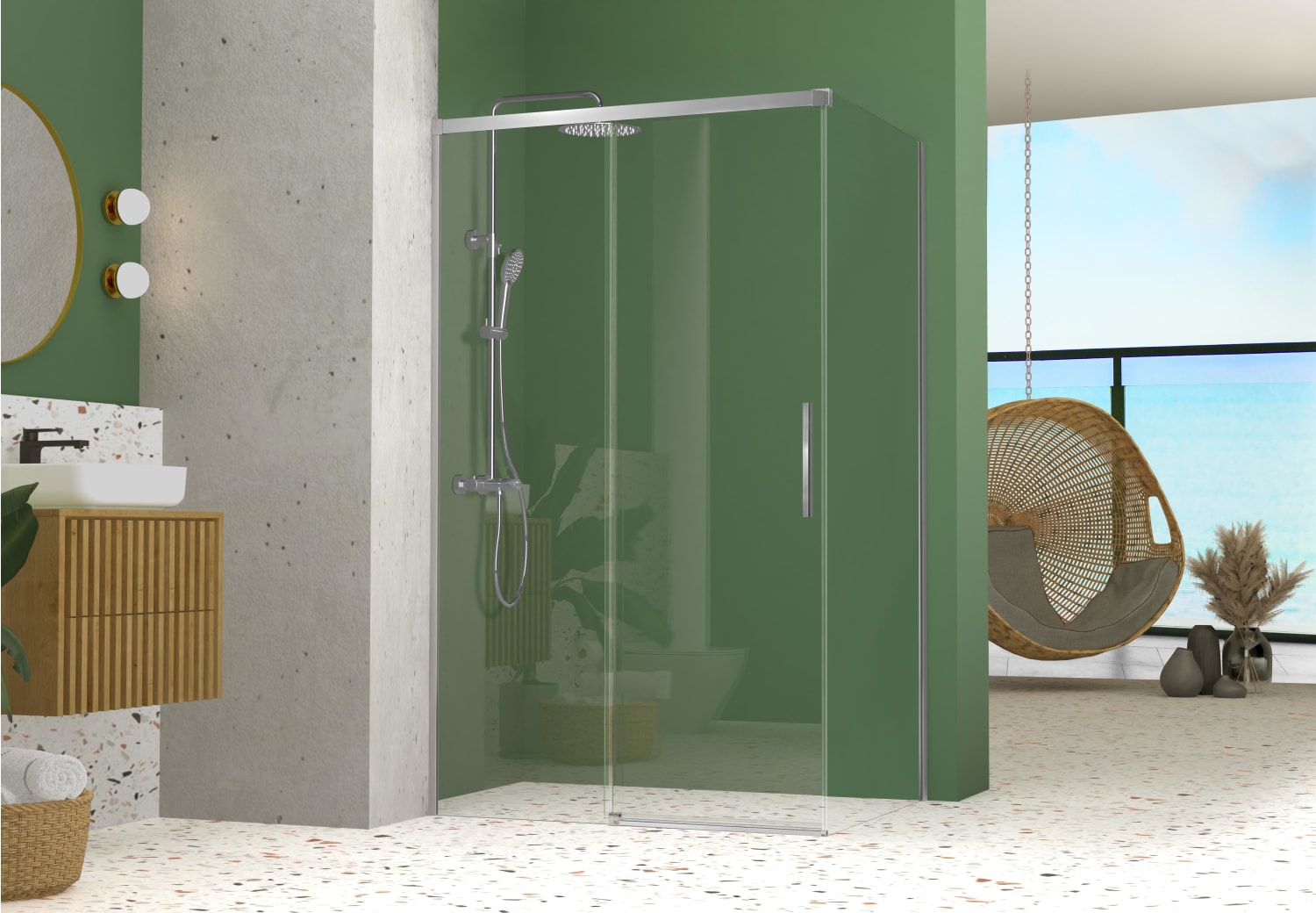 Paroi de douche Kassandra Nicoleta 102 Principal 1