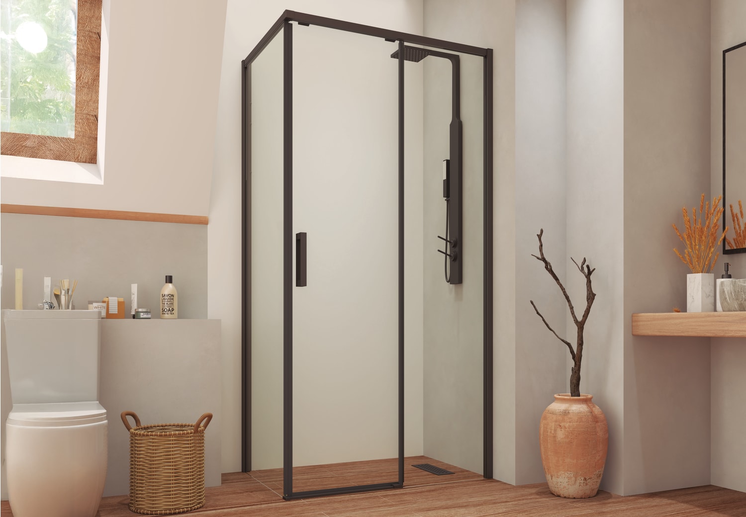 Paroi de douche Bruntec Vertex (400) Principal 0